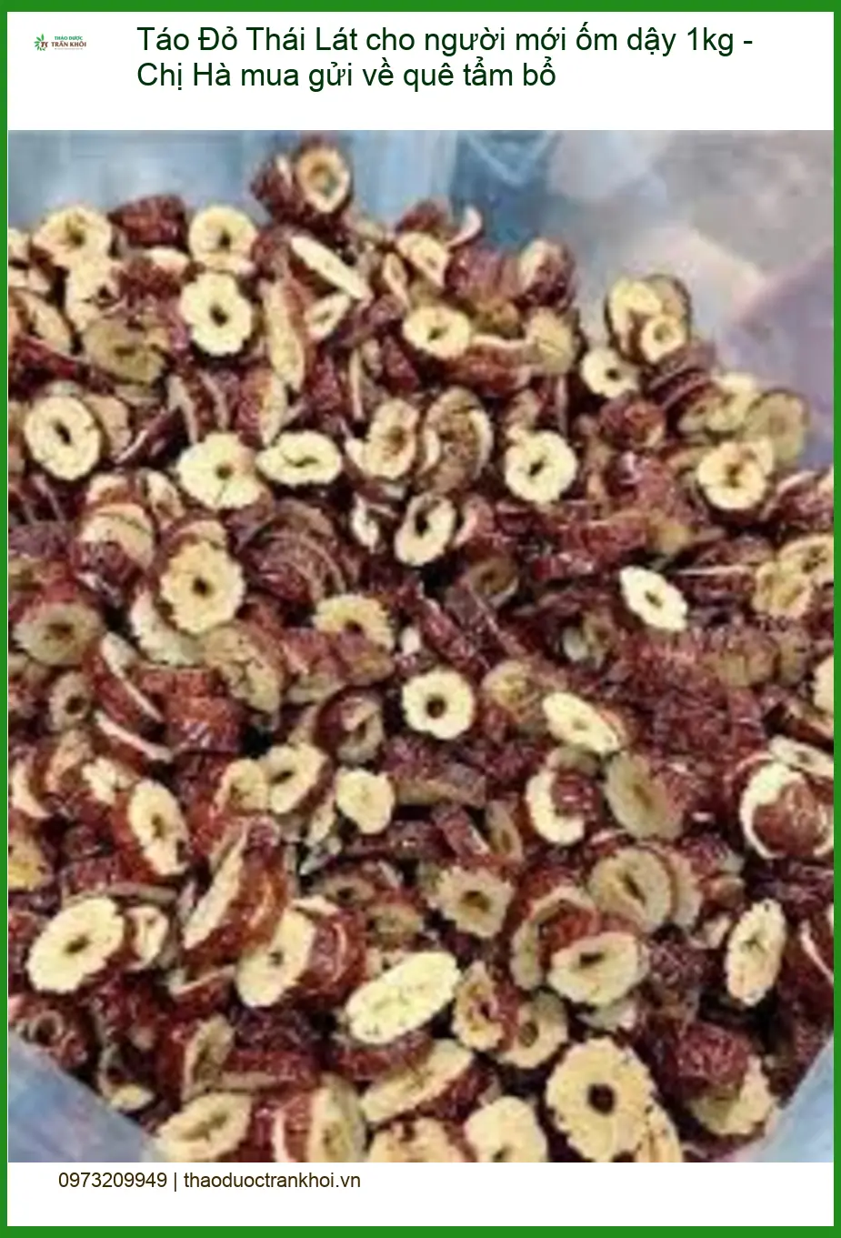 Táo Đỏ Lát cho người mới ốm dậy 1kg - Địa chỉ bán giao nhanh TPHCM