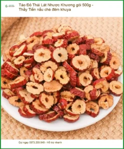 Táo Đỏ Lát Nhược Khương gói 500g - Thầy Tiến nấu chè đêm khuya - Sỉ lẻ TPHCM