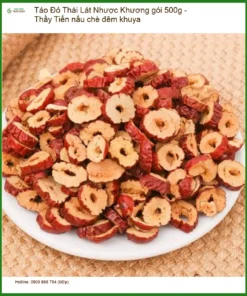 Táo Đỏ Lát Nhược Khương gói 500g - Thầy Tiến nấu chè đêm khuya - TPHCM Có sẵn