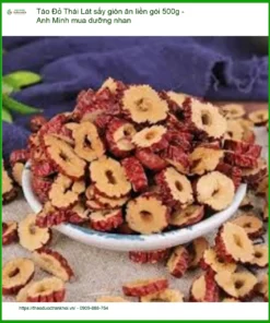 Táo Đỏ Lát sấy giòn 500g - Địa chỉ bán Táo Đỏ sấy giòn giao nhanh TPHCM