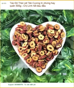 Táo Đỏ Lát Tân Cương trị chứng hay quên 500g - Chị Linh hết đau đầu - Bán
