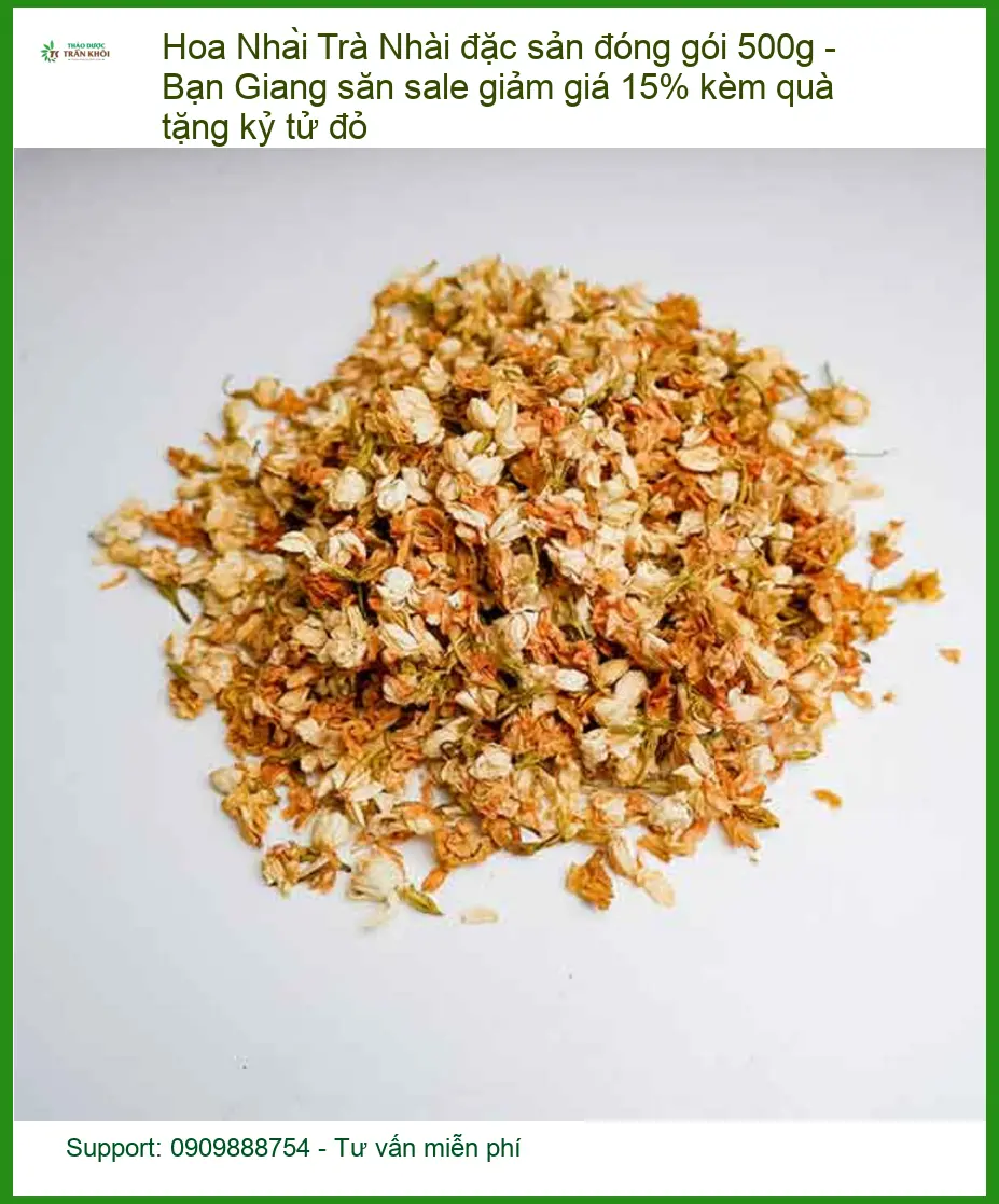 Trà Hoa Nhài đặc sản đóng gói 500g - Địa chỉ bán giao nhanh TPHCM