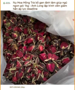 Trà Nụ Hoa Hồng bổ gan định tâm giúp ngủ ngon - Địa chỉ Bán Giao nhanh TPHCM