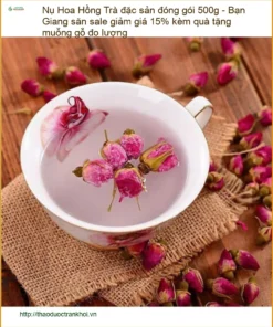Trà Nụ Hoa Hồng đặc sản đóng gói 500g - Cung cấp sỉ lẻ giao nhanh TPHCM