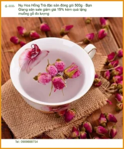 Trà Nụ Hoa Hồng đặc sản đóng gói 500g - TPHCM Cung cấp Sỉ lẻ Giao nhanh
