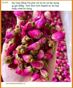 Trà Nụ Hoa Hồng pha với kỷ tử có tác dụng gì gói 500g - Cung cấp Có sẵn