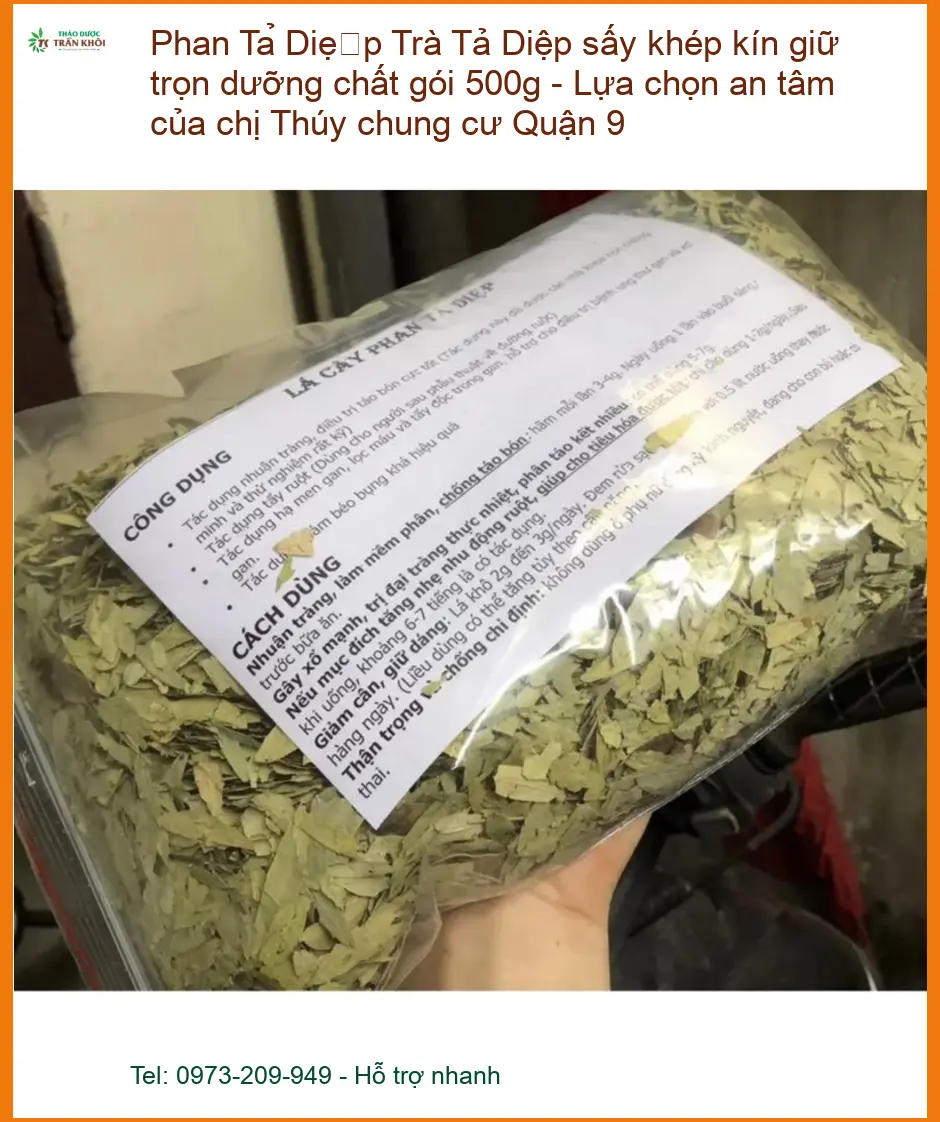 Trà Phan Tả Diệp sấy khép kín giữ trọn dưỡng chất 500g - Giao nhanh