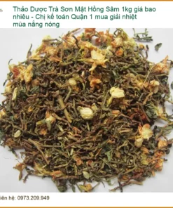 Trà Sơn Mật Hồng Sâm 1kg giá bao nhiêu - Địa chỉ Bán Giao nhanh TPHCM