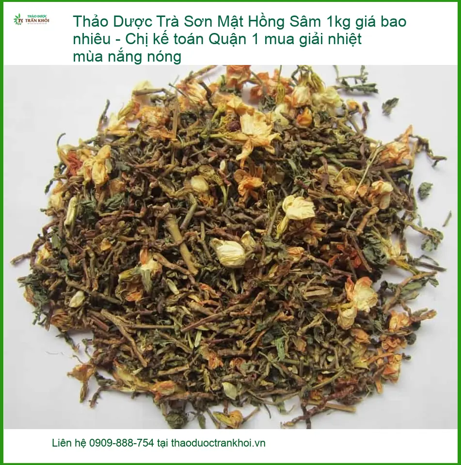 Trà Sơn Mật Hồng Sâm 1kg - Chị Thảo Quận 1 giải nhiệt - Đơn vị Cung cấp Có sẵn