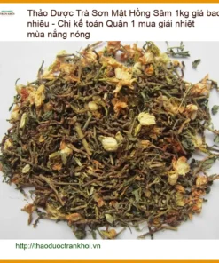 Trà Sơn Mật Hồng Sâm 1kg giá bao nhiêu - Địa chỉ Bán Giao nhanh TPHCM