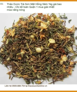 Trà Sơn Mật Hồng Sâm 1kg giá bao nhiêu - Chị Thảo kế toán Quận 1 mua giải nhiệt mùa nắng nóng