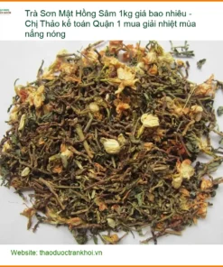 Trà Sơn Mật Hồng Sâm 1kg giá bao nhiêu - Địa chỉ Bán Giao nhanh tại TPHCM