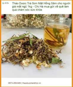 Trà Sơn Mật Hồng Sâm cho người mất ngủ 1kg - Địa chỉ Bán Giao nhanh TPHCM