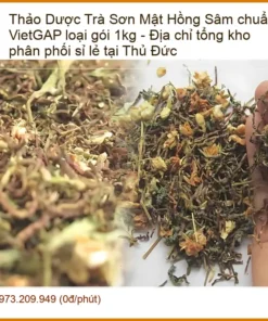 Trà Sơn Mật Hồng Sâm 1kg VietGAP - Địa chỉ bán sỉ lẻ giao nhanh TPHCM
