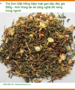 Trà Sơn Mật Hồng Sâm mát gan tiêu độc 500g - Địa chỉ Bán Giao nhanh TPHCM
