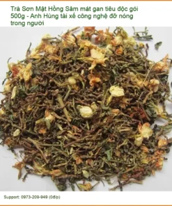 Trà Sơn Mật Hồng Sâm mát gan tiêu độc gói 500g - Bán giao nhanh TPHCM