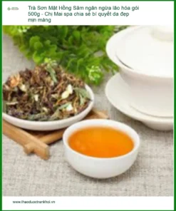 Trà Sơn Mật Hồng Sâm ngăn ngừa lão hóa 500g - Địa chỉ Bán Giao nhanh TPHCM