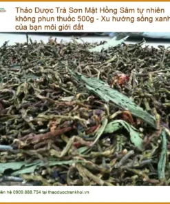 Trà Sơn Mật Hồng Sâm tự nhiên không phun thuốc 500g - Bán giao nhanh TPHCM