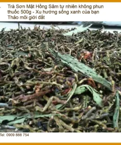 Trà Sơn Mật Hồng Sâm tự nhiên không phun thuốc 500g - Địa chỉ bán TPHCM