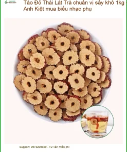 Trà Táo Đỏ Lát chuẩn vị sấy khô 1kg - Anh Kiệt mua biếu nhạc phụ - Có sẵn TPHCM