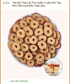 Trà Táo Đỏ Lát chuẩn vị sấy khô 1kg - Anh Kiệt mua biếu nhạc phụ - Giao nhanh TPHCM