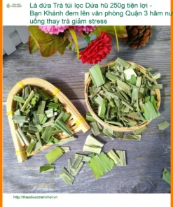Trà túi lọc Lá Dứa hũ 250g tiện lợi cho văn phòng - Địa chỉ Bán Giao nhanh TPHCM