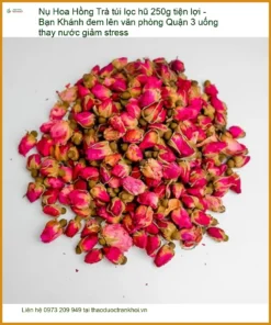 Trà túi lọc Nụ Hoa Hồng hũ 250g tiện lợi - Đơn vị cung cấp giao nhanh Quận 3