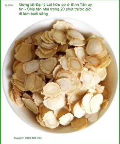 Gừng Lát hữu cơ Bình Tân uy tín - Đơn vị cung cấp sỉ lẻ giao nhanh 20 phút