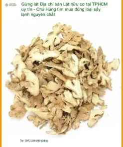 Địa chỉ Bán Gừng Lát hữu cơ sấy lạnh nguyên chất tại TPHCM - Giao nhanh