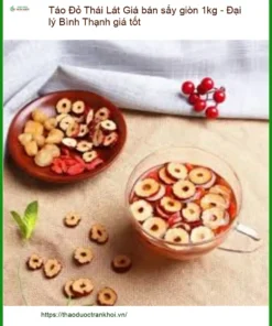 Giá bán Táo Đỏ Lát sấy giòn 1kg - Địa chỉ Bán Sỉ lẻ Giao nhanh TPHCM