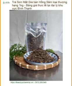 Trà Sơn Mật Hồng Sâm loại thượng hạng 1kg - Địa chỉ bán giao nhanh TPHCM