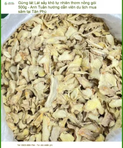 Gừng Lát sấy khô tự nhiên thơm nồng gói 500g - Địa chỉ Bán Giao nhanh