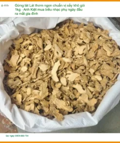 Gừng Lát thơm ngon chuẩn vị sấy khô gói 1kg - Địa chỉ Bán Giao nhanh TPHCM