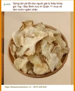 Gừng Lát tốt cho người già thấp khớp 1kg - Địa chỉ Bán Giao nhanh TPHCM