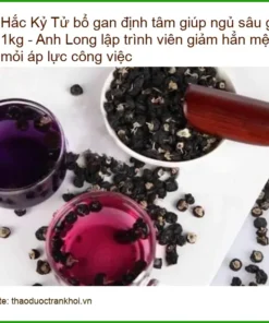 Hắc Kỷ Tử bổ gan định tâm giúp ngủ sâu gói 1kg - Sỉ lẻ Giao nhanh TPHCM