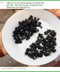 Hắc Kỷ Tử cho người già hay bị chóng mặt gói 1kg - Sỉ lẻ giao nhanh TPHCM