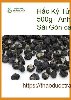 Hắc Kỷ Tử mát gan tăng đề kháng gói 500g - Đơn vị Cung cấp Có sẵn Sài Gòn
