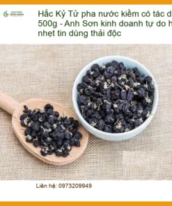 Hắc Kỷ Tử pha nước kiềm có tác dụng gì gói 500g - Địa chỉ Bán Giao nhanh