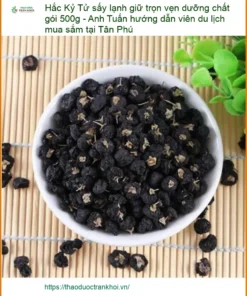 Hắc Kỷ Tử sấy lạnh giữ trọn vẹn dưỡng chất gói 500g - Bán có sẵn TPHCM