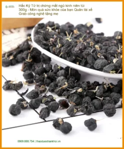 Hắc Kỷ Tử trị chứng mất ngủ kinh niên túi 300g - Địa chỉ Bán Giao nhanh TPHCM
