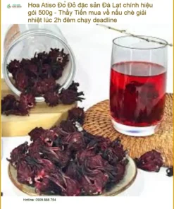 Hoa Atiso Đỏ đặc sản Đà Lạt chính hiệu gói 500g - Cung cấp sỉ lẻ TPHCM