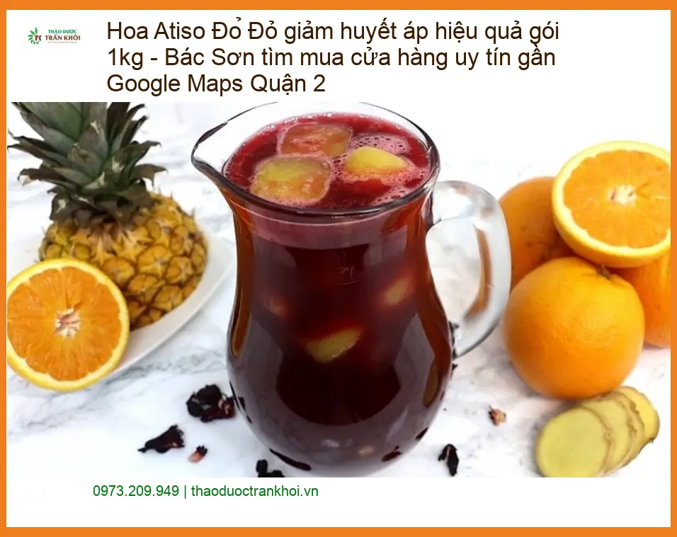 Hoa Atiso Đỏ giảm huyết áp hiệu quả gói 1kg - Địa chỉ Bán Giao nhanh TPHCM