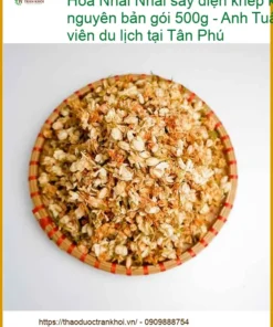 Hoa Nhài sấy điện khép kín hương thơm nguyên bản gói 500g - Giao nhanh