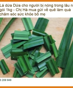 Lá Dứa cho người bị nóng trong lâu năm gói 1kg - Địa chỉ Bán Giao nhanh