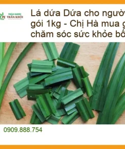 Lá Dứa trị nóng trong lâu năm gói 1kg - Bán sỉ lẻ giao nhanh TPHCM