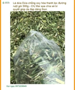 Lá Dứa chống oxy hóa thanh lọc đường ruột gói 500g - Bán giao nhanh TPHCM