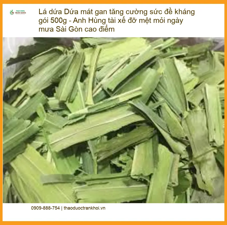 Lá Dứa mát gan tăng cường sức đề kháng 500g - Địa chỉ bán giao nhanh TPHCM