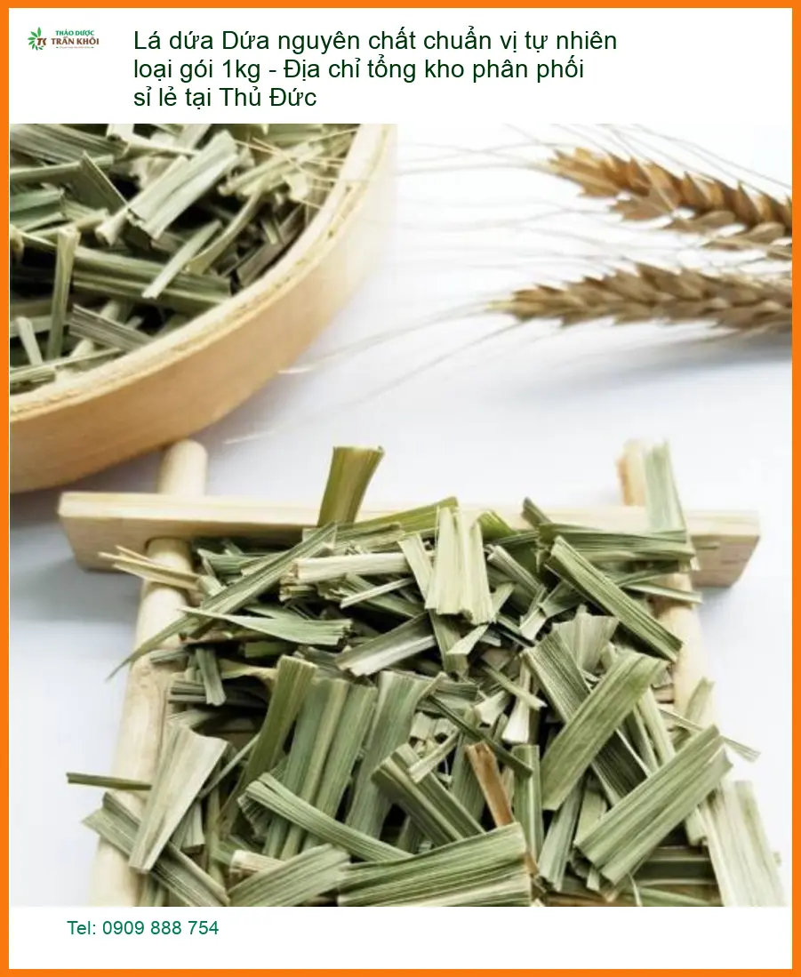 Lá Dứa nguyên chất chuẩn vị tự nhiên loại gói 1kg - Địa chỉ Bán sỉ lẻ Giao nhanh