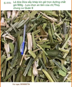Lá Dứa sấy khép kín giữ trọn dưỡng chất gói 500g - Địa chỉ Bán Giao nhanh