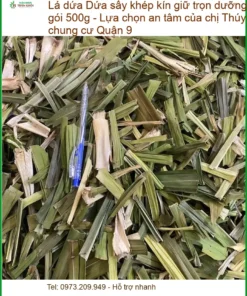 Lá Dứa sấy khép kín giữ trọn dưỡng chất gói 500g - Địa chỉ bán giao nhanh